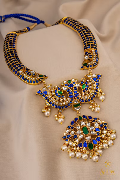 Mayura Kanthi Haram - Sapphire Blue