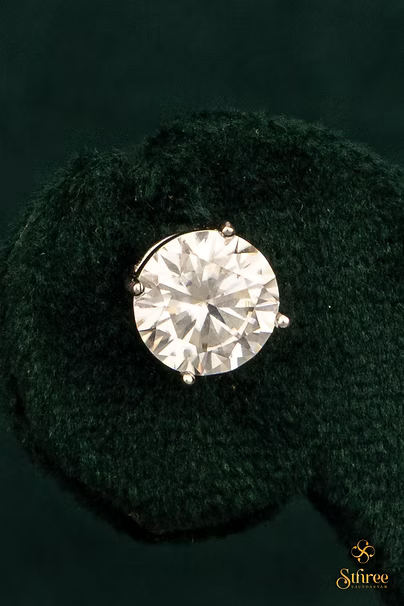 Moissanite Solitaire 1.2 carat - 8.0 mm