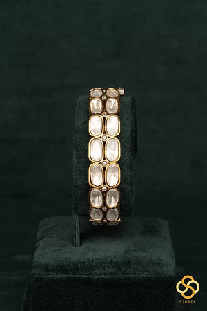 Moissonite Kada - Set of 2