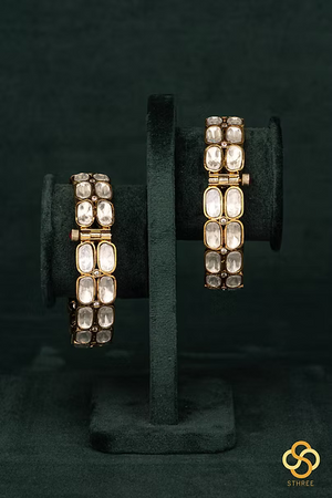 Moissonite Kada - Set of 2