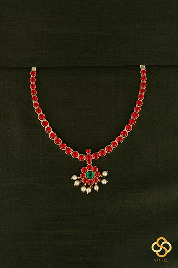 Ruby Red Kemp Addigai Set, Aympon