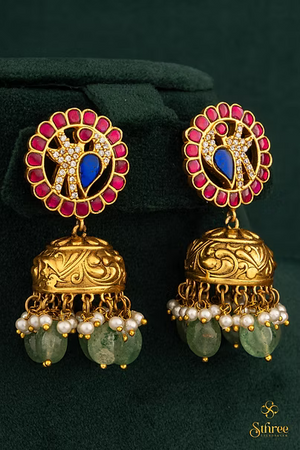 Rakkodi in Eight Strands of Pearls - White