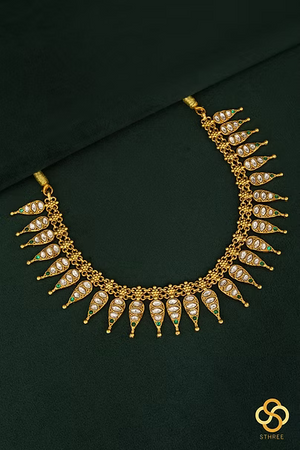Reversible Necklace - White and Ruby red