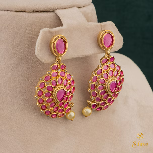 Ruby red Mango Neckpiece