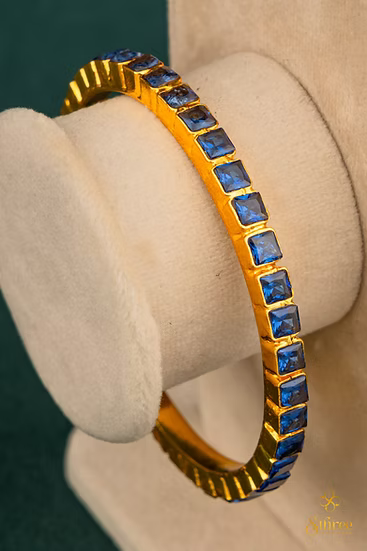 Square Cut Kemp Stones - Sapphire Blue