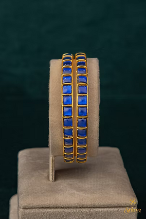Sapphire Blue Square cut - Set of 4