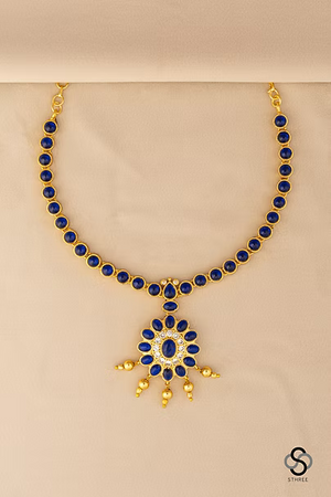 Sapphire blue Necklace set