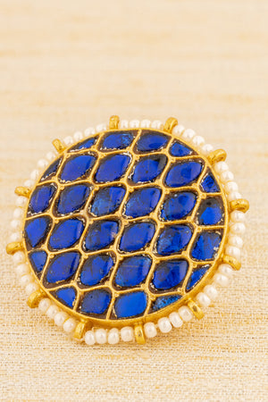 925 Silver - Vatta thodu - Blue - RRV Queen Series