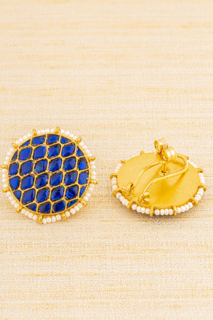 925 Silver - Vatta thodu - Blue - RRV Queen Series