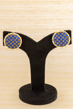 925 Silver - Vatta thodu - Blue - RRV Queen Series
