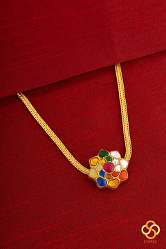 925 Silver - Hrudayakamalam - Navarathna