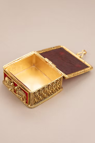 Kumkuma box - Brown