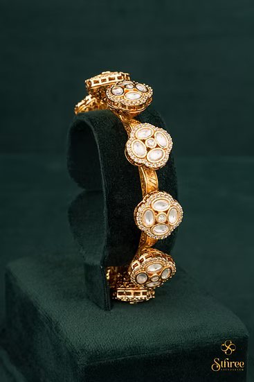 Moissanite Kada - Single Piece