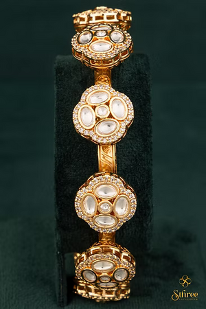 Moissanite Kada - Single Piece