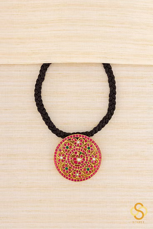 925 Silver - Rakkodi Pure Silver Strung in Black Silk Thread
