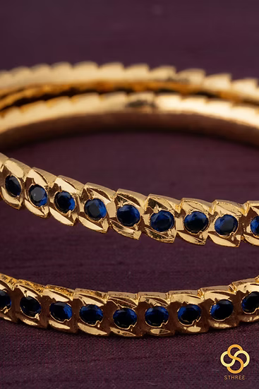 Aympon Bangles -  Sapphire Blue