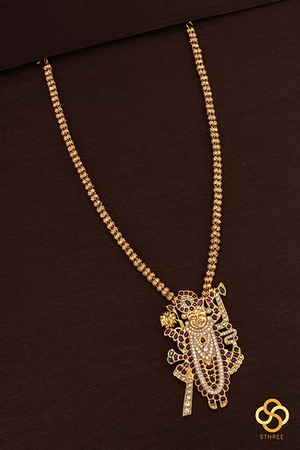 Srinathji in Jadau Kundan