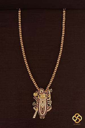 Srinathji in Jadau Kundan
