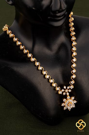 Solitaire Necklace - Rose Gold Finish