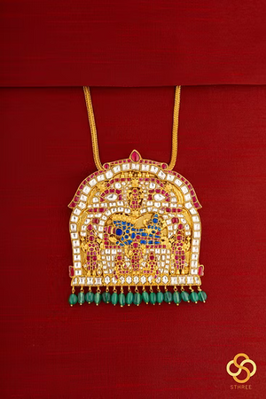 925 Silver - Sriranga Vimanam Pendant