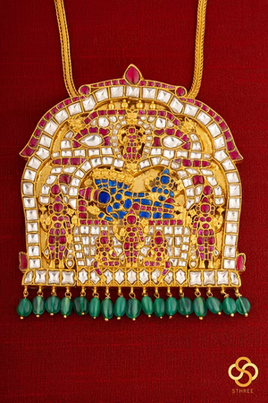 925 Silver - Sriranga Vimanam Pendant