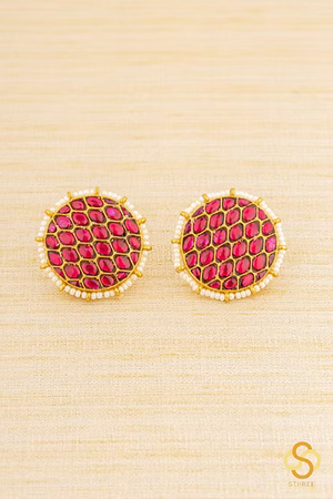 925 Silver - Vatta thodu - Kempu red - RRV Queen series