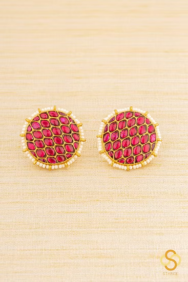 925 Silver - Vatta thodu - Kempu red - RRV Queen series