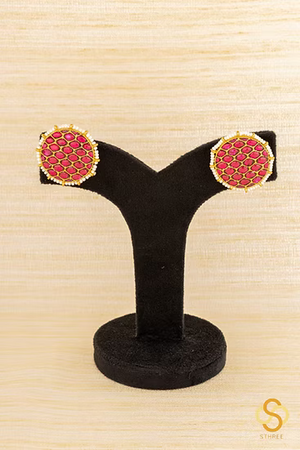925 Silver - Vatta thodu - Kempu red - RRV Queen series